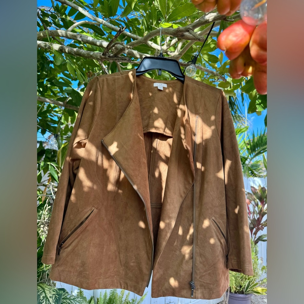 J. Jill Suede Petite Jacket
